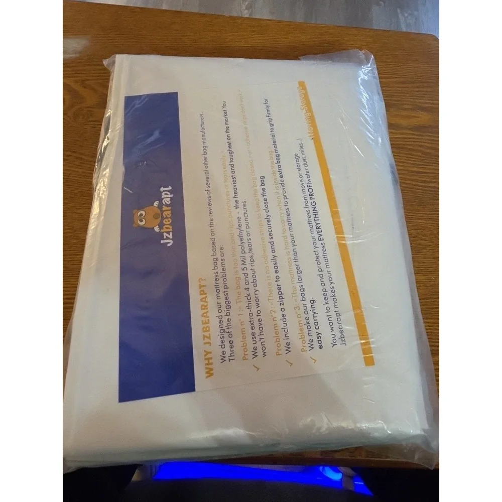 Twin Size Matress Bag With Zipper Water Dust Mites Proof‎